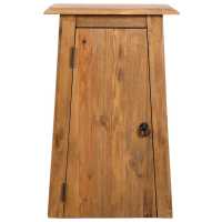 vidaXL Mueble de pared para baño madera maciza de pino 42x23x70 cm - details 1