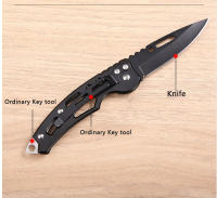 Nueva Llave De Acero Inoxidable Con Cuchillo Plegable Para Exteriores Cuchillo De Mano Plegable Para Frutas Cuchillo De Portaobjetos - details 6