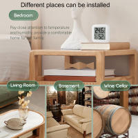 Sensor De Temperatura Y Humedad Inteligente Tuya Con Pantalla LCD Termómetro Higrómetro Mini Control Remoto Por App Para El Hogar - details 13