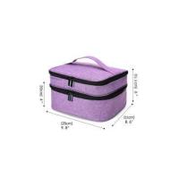Bolsa de almacenamiento &; Barniz &; Ongles - &; Estuche De Barniz &; Clavos &; Estuche de transporte para esmalte &; Clavos, para organizador de aceites esenciales para aceite de fragancia y accesorios (gris,) 30 botellas - details 2