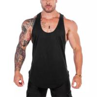 Camiseta Deportiva Sin Mangas Para Hombre Estilo Fitness Y Gimnasio Secado Rápido Transpirable Verano Y-Back Mesh Para Ejercicio Y Musculación - details 1