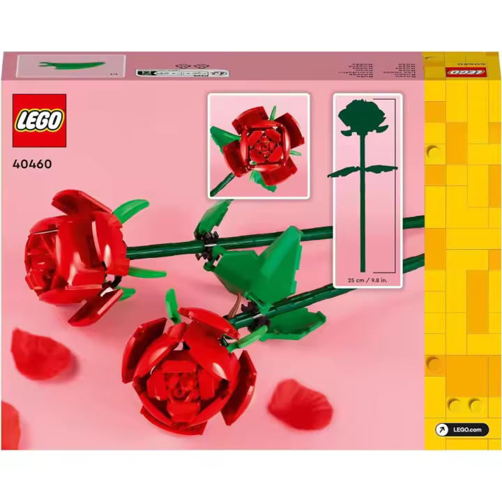 LEGO Creator Rosas Set de Flores Artificiales Lego 40460 - 1