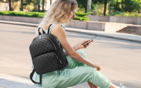 Mochila para mujer Bolso de hombro Nylon impermeable Bolso escolar informal Mochilas para mujer Mochila pequeña Mochila - details 13