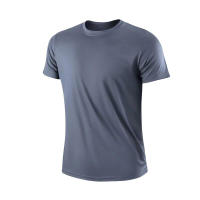 Camiseta De Hombre De Seda De Hielo Para Secado Rápido Ligera Y Transpirable Capa Básica De Verano Para Comodidad En El Hogar Camiseta De Underwear Hombre - details 4