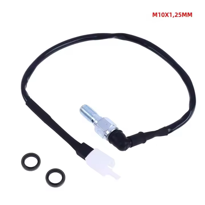 Interruptor De Presión De Freno Hidráulico Universal M10 Para Motocicleta Con Luces Traseras Y Tornillo Hueco Accesorios Para Motocicleta - 1