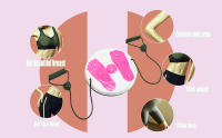 Entrenador Ajustable Para Cintura Con Discos Rotator Y Manijas Masaje Para Piernas Caderas Brazos Y Piernas Herramienta De Ejercicio Para Musculación Y Cardio - details 1