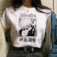 Camiseta De Algodón Para Mujer Jujutsu Kaisen Gojo Satoru Yuji Itadori Verano Manga Corta Estilo Casual Manga De Moda Japonesa Anime - details 1