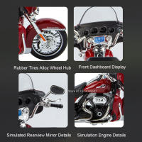Modelo De Motocicleta a Escala 1:9 De Aleación De Metal Con Función De Retroceso Y Absorción De Choques Juguete De Colección Para Niños Tamaño Miniatura Aproximadamente 19.5*10*11CM - details 10