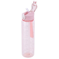 Botella Deportiva De Agua Con Tapa Y Mangos De 800ml Para Niños Y Niñas Botella Motivacional Portátil Para Deporte Y Viajes - details 5