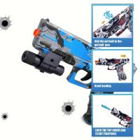 Pistola De Bolas Juguetes Manual Sin Recargar Juguete De Tiro Al Aire Libre Pistola De Arma De Agua Para Niños Y Niñas - details 3