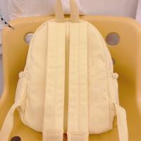 Mochila Grande Para Mujer Impermeable Ligera De Nylon Sólido Sin Colgantes Mochila Estudiantil Con Cierre De Cremallera - details 4
