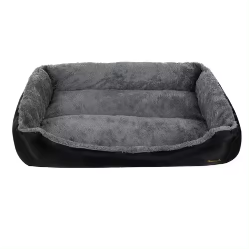 Cama para Perros y Gatos de 60x40 cm – Colchón Suave y Acolchado, con Bordes Elevados para Mayor Comodidad y Seguridad, Base Antideslizante y Material Resistente, Ideal para Mascotas Pequeñas y Medianas en Interior o Exterior - 1