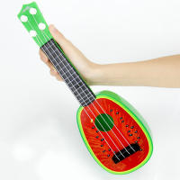 Ukelele Mini De Plástico Estilo Fruta Instrumento De Cordas Para Principiantes Juguete Divertido Para Niños Dibujo Animado Educativo TMZ - details 4