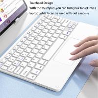 Teclado Y Ratón Inalámbrico Con Touchpad Ultrafino Portátil Para Tablet Mini Compatible Con iOS Android Windows Para iPad Y Teléfono Móvil - details 7
