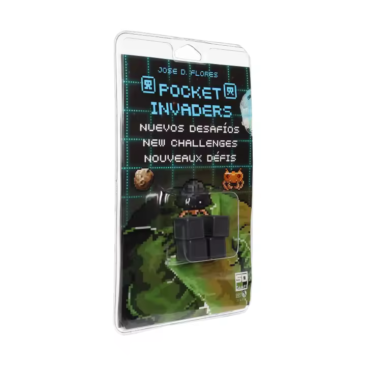 SD Games Pocket Invaders Tercera Edición: Nuevos Desafíos - Juego de Estrategia Retro - Papel - 24x15x3cm - 1
