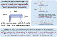 Mantel Hulehule Tex - Transparente Resistente al Agua Anti manchas PVC Terrazo Aqua - details 1
