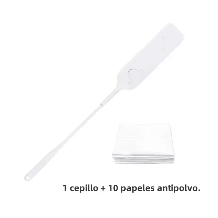 Cepillo De Limpieza Para El Hogar Con 10 Pcs De Paño De No Tejido Mango Largo Para Limpiar Rápidamente Ganchos Y Esquinas Herramienta De Limpieza Para El Hogar - 1