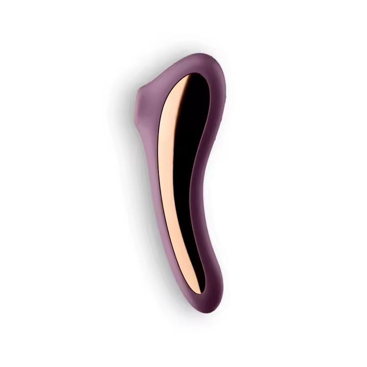 VIBRADOR DUAL KISS SATISFYER BURDEOS MARCA SATISFYER - 1