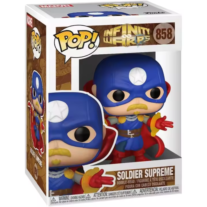 Figura Funko POP Marvel Infinity Warps Soldier Supreme - 1