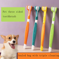 Cepillo Para Dientes De Mascotas Trihead Para Perros Y Gatos Productos De Limpieza Oral Para Animales Domésticos - details 0
