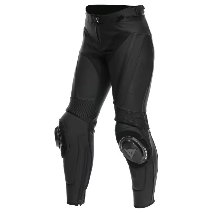 Dainese Pantalones De Cuero Delta 4 Negro - 1
