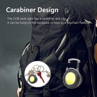 Linterna De Bolsillo LED COB Portátil Con Abrebotellas Luz De Trabajo Miniatura Recargable Tipo C Para Camping Al Aire Libre - details 11