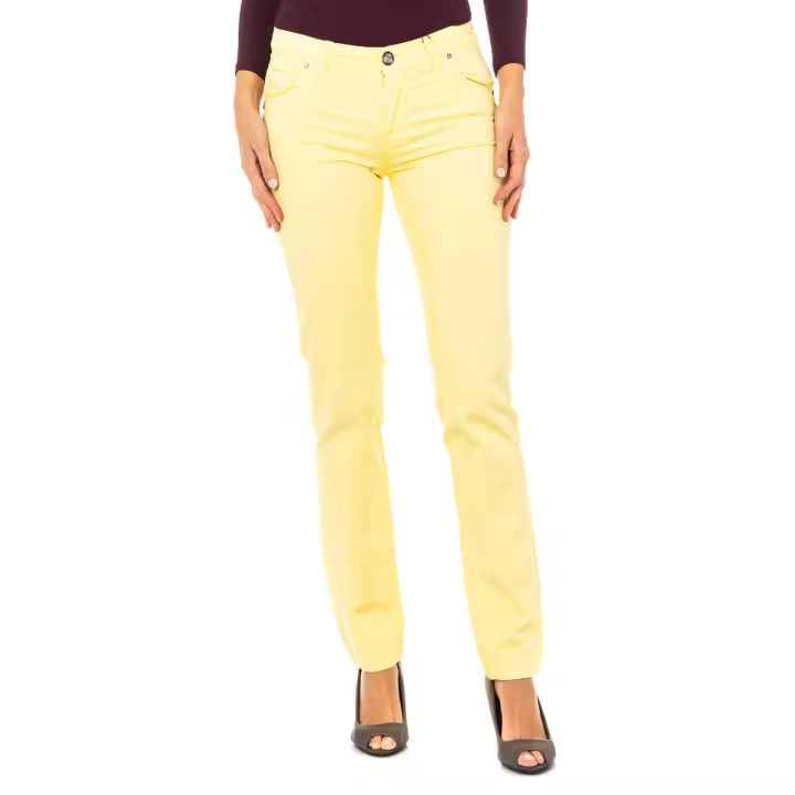 La Martina-Pantalón Stretch elásticos con bajos con corte pitillo LWT006 para Mujer - 1