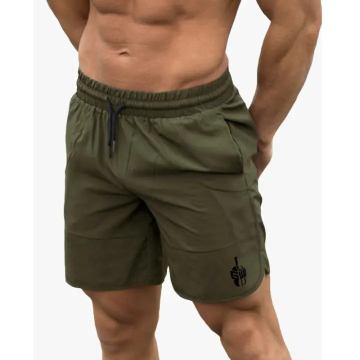 Men Casual Quick Dry Shorts Summer Jogging Short Pants Breathable Training  Basketball Clothing Gym Bodybuilding Fitness Bottoms - 1