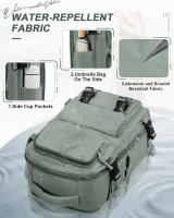 Mochila De Viaje Impermeable Para Mujer Con Compartment Para Notebook Mochila Casual Para Hombres Y Niños Bagaje De Cabina Para Avión - details 5
