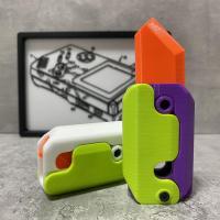 Juguete Sensorial De Relieve De Estrés Para Adultos 3D Impreso Dardo De Plástico Retráctil Brillante Juguete De Carro Guisante - details 7