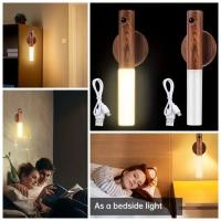 Lámpara De Pared LED Recargable Con Sensor De Movimiento Inteligente Luz Nocturna Magnética Portátil Para Pasillo Y Escaleras - details 3