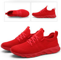 Zapatos De Correr Para Hombre Transpirables Antiguo Y Antiolor Zapatillas De Correr Con Cordones Casual Para Adultos - details 8
