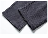 Pantalones Casuales De Corduroy Para Hombre Cintura Elástica Estilo Clásico Moda Comoda Talla Recta Negro Gris Caqui Primavera Otoño - details 24