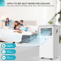 LUKO A011D1-7K 3 en 1 Aire Acondicionado Portátil Deshumidificador, Capacidad de enfriamiento de 7000BTU, 2 velocidades de viento, temporizador de 24 horas - details 6