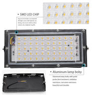 2pcs Luz De Inundación LED 50W IP65 Impermeable Proyector Luz Exterior Lámpara De Calle LED Iluminación Moderna 220V 240V - details 1