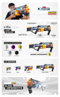 XSHOT - Lanzadora SKINS Last Stand SONIC. Con Alcance de 27 Metros y 16 Dardos  ¡Prepárate para la Máxima Batalla! - details 0