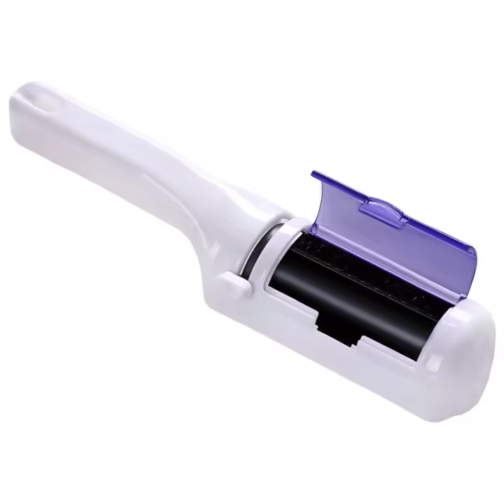 Removedor de Pelusa de ropa, Pelo electrostático portátil para Abrigo, Suter, limpieza en Seco, Pelo de eliminación de Pelusa pegajosa para mascotas, 1 Unidad - 1