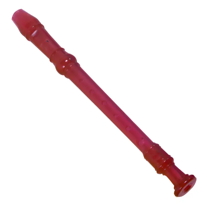 flauta dulce gonalca colores r00401 rojo vino (una unidad) - 1