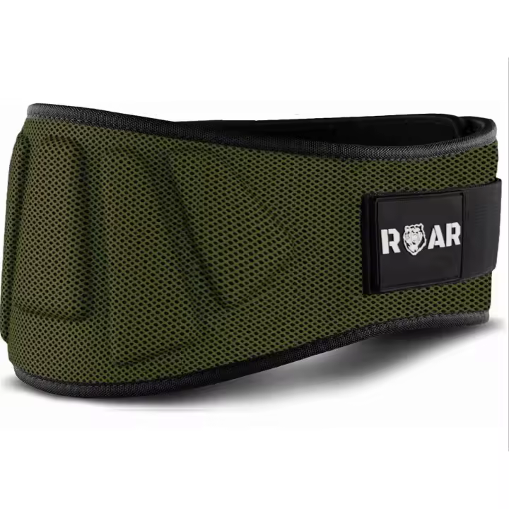 Roar® Cinturón Lumbar Gimnasio, Cinturon gimnasio hombre y mujer, Cinturon halterofilia, Powerlifting, Levantamiento Peso, Musculacion, Cinturon gym hombre, Cinturon pesas - 1
