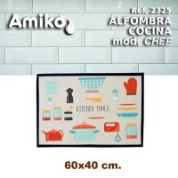 ALFOMBRA DE COCINA AMIKO MODELO CHEF CON MEDIDA 60X40 CM. - details 0
