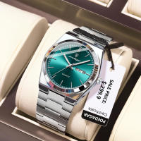 Reloj De Pulsera De Cuarzo Para Hombre POEDAGAR Lujo Deportivo Resistente Al Agua Con Manos Luminosas Fecha Día De La Semana Acero Inoxidable Reloj Masculino Con Caja - details 11