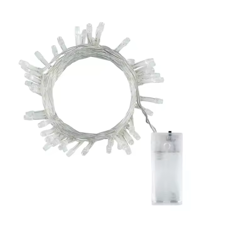 Ledkia Guirnalda Cable LED con Batería 3m 3000K Blanco Cálido - 1