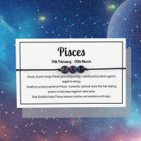 Pulsera Zodiac 12 Constelaciones Piedras Gemelas Cristales Hechizos Natural Stone Horóscopo Joyería Regalos Unisex - details 12