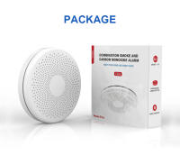 Alarma Detectora de Humo y Monóxido de Carbono con Batería，Tuya Smart Co Detector de humo, alarma de monóxido de carbono, Sensor de sonido PIR, WiFi, versión 2 en 1, salón, habitación, cocina, tienda - details 13