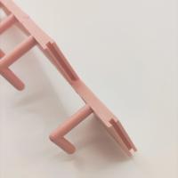 Exhibidor De Uñas Postizas Prácticas 5pcs Soporte Desmontable Para Entrenamiento De Uñas Postizas Plásticas Con Base Y Estante De Color De Tinte - details 3