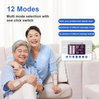 Dispositivo De Terapia De Baja Frecuencia 12 Modos Masaajeador Eléctrico Estimulador Muscular EMS Máquina TENS Con Apparatus De Miostimulación - details 9