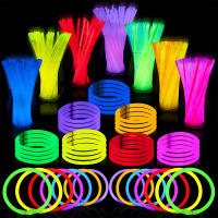 50/100pcs Glowing Sticks 8 Pulgadas Brillo Nocturno Para Fiestas Conciertos Bodas Cumpleaños Decoración De Fiesta Suministros De Brillo - details 0