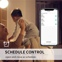 Motor De Cortina Inteligente Tuya WiFi / ZigBee Con Control Remoto RF Alexa Echo Google Assistant 225MM Sistema Automático Para Cortinas - details 4