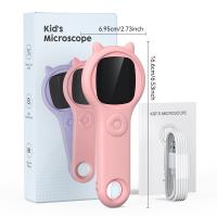 Para Niños Microscopio-Portátil Lupa de Mano Microscopio Digital para Niños Educativos Sc - details 0