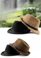Sombrero De Paja Transpirable Para Hombres Y Mujeres Moda Coreana Simplicidad Estilo Jazz Protección Solar Verano - details 0